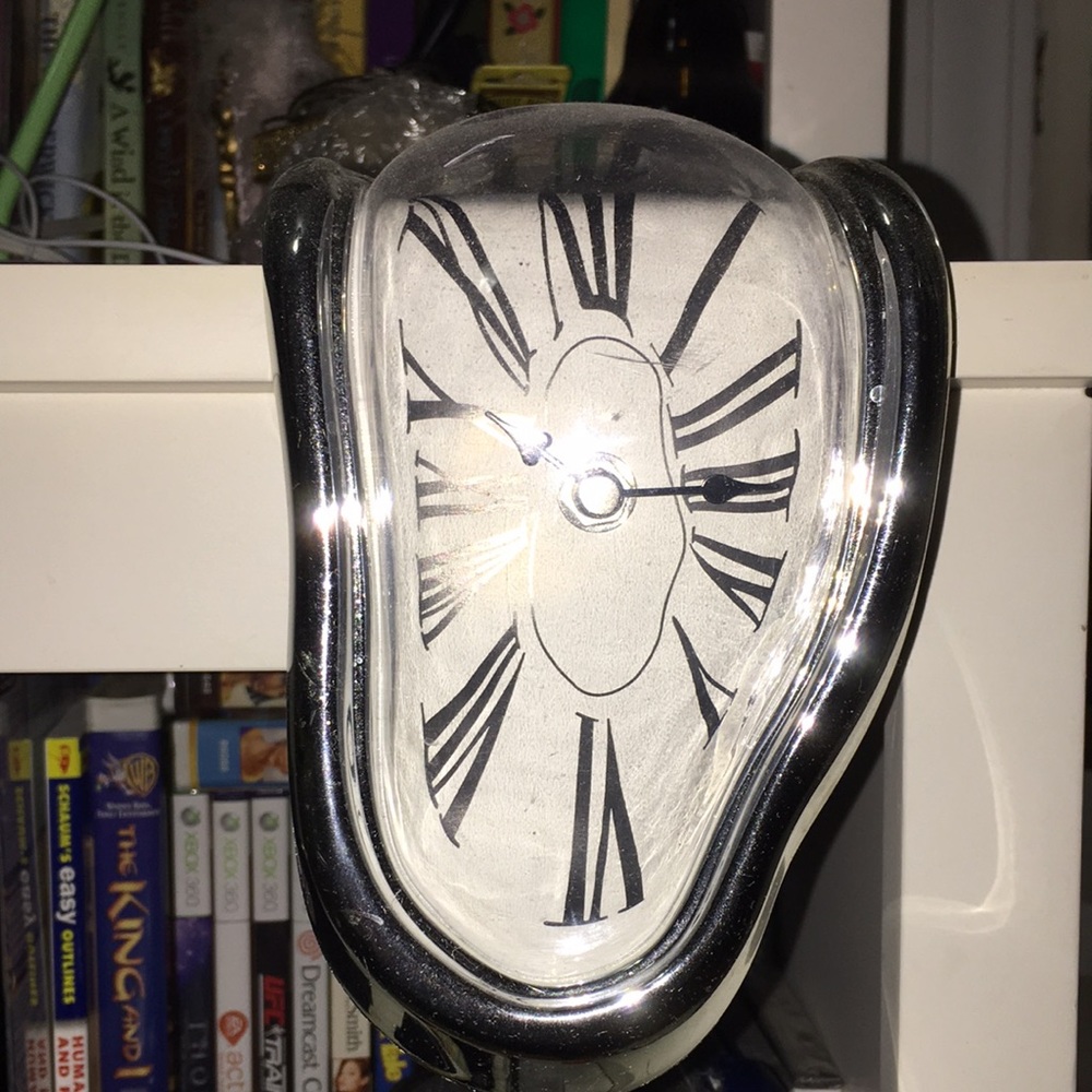 Salvador Dali clock decor